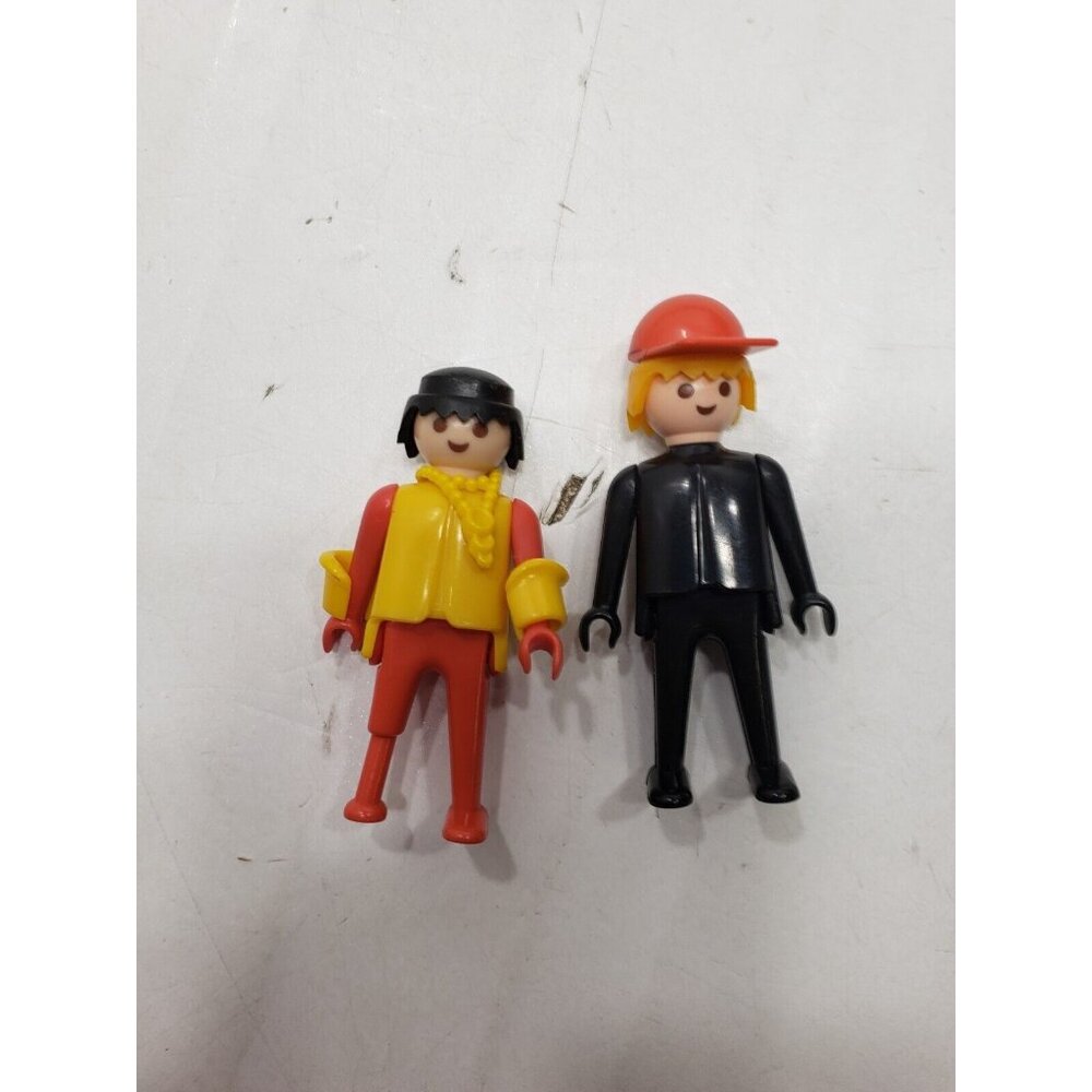 Vintage Playmobil Geobra Figures 1974 Construction, Horses, Accessories - Picture 7 of 16